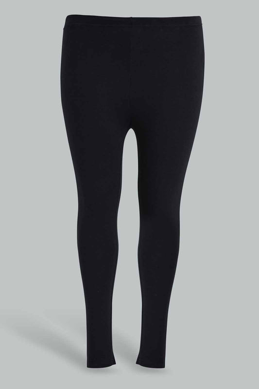 Redtag-Black-Basic-Legging-Category:Joggers,-Colour:Black,-Deals:New-In,-Filter:Plus-Size,-LDP-Joggers,-New-In-LDP-APL,-Non-Sale,-Section:Women,-TBL,-W22O-Women's-