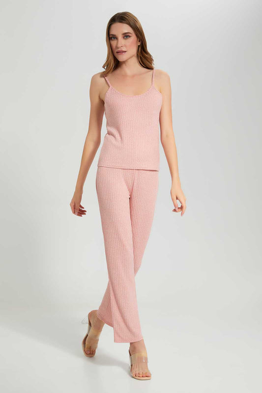 Women Pink Sleeveless Top