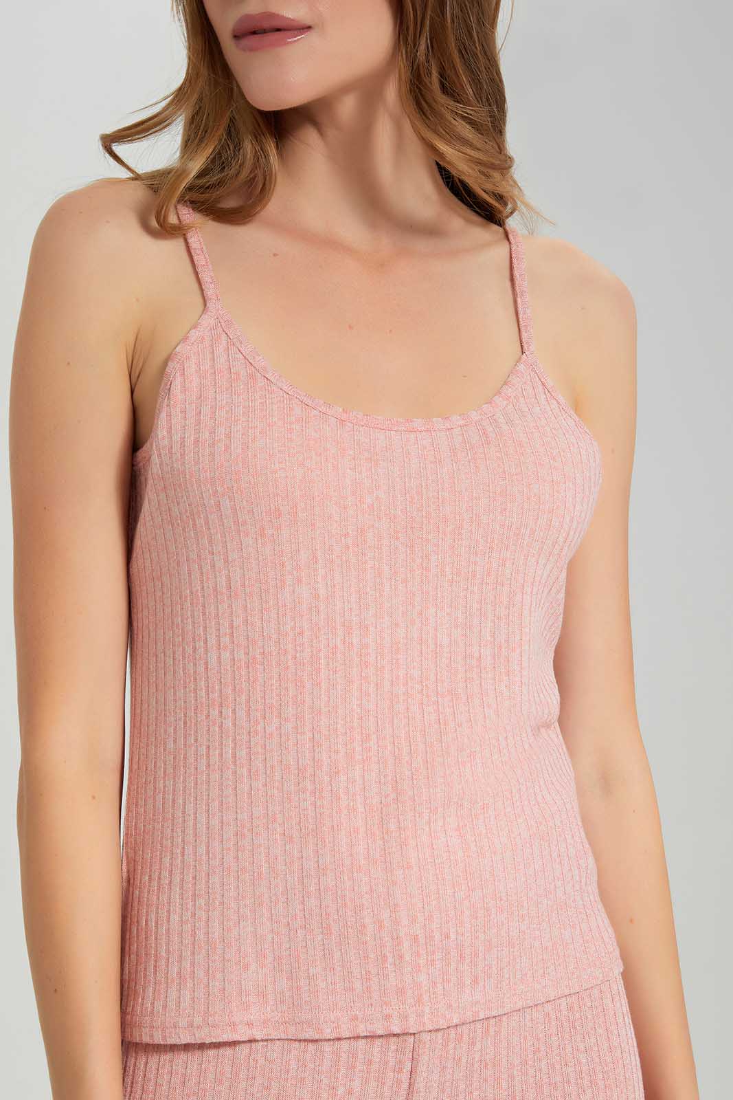 Women Pink Sleeveless Top