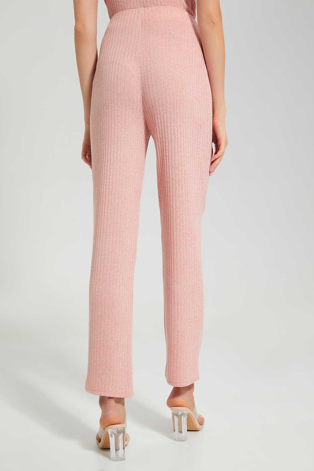 Redtag-Pink-Straight-Fit-Trouser-Category:Trousers,-Colour:Apricot,-Deals:New-In,-Filter:Women's-Clothing,-LEC,-LEC-Trousers,-New-In-LEC-APL,-Non-Sale,-Section:Women,-W22A-Women's-