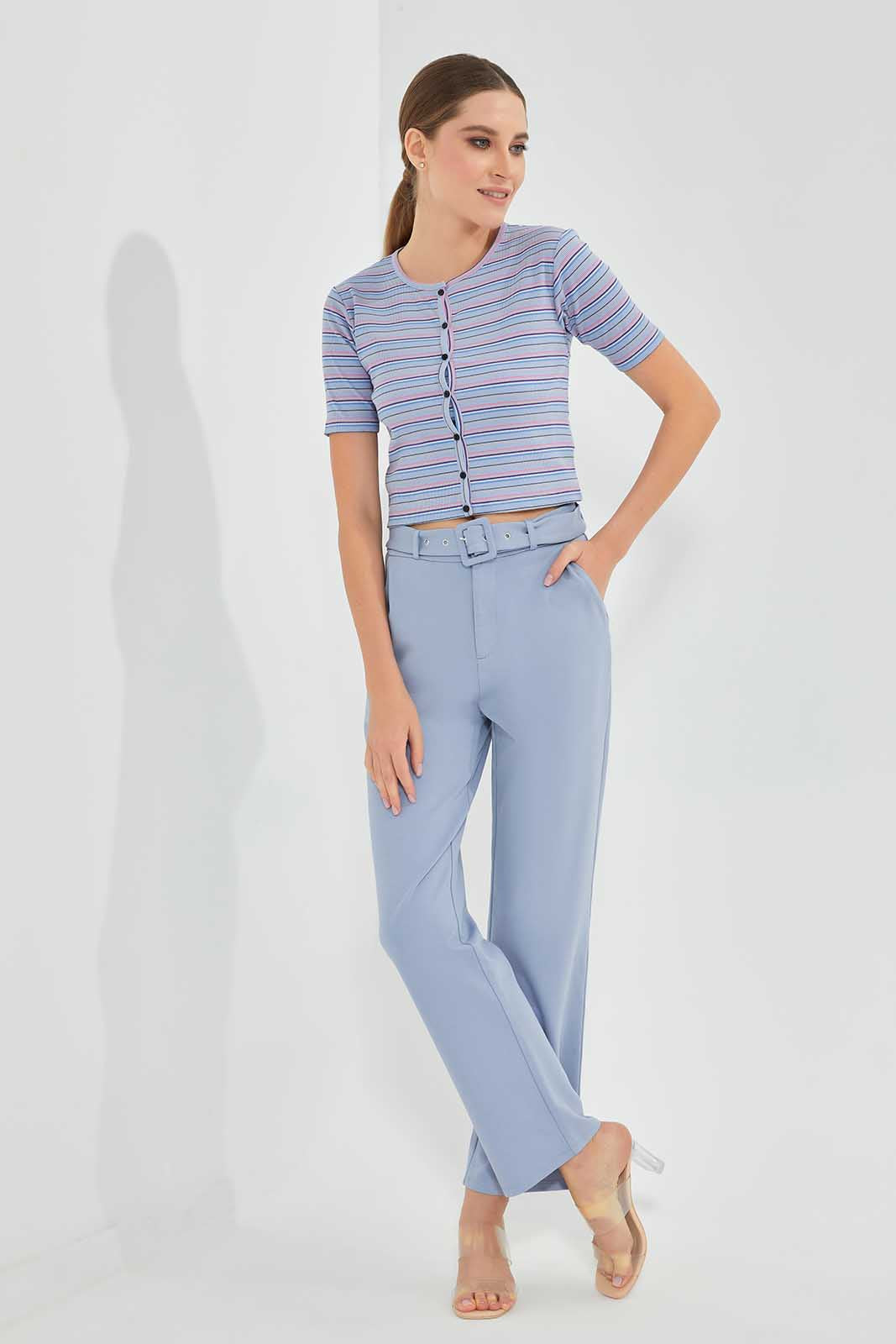 Redtag-Blue-Straight-Fit-Trouser-Category:Trousers,-Colour:Blue,-Deals:New-In,-Filter:Women's-Clothing,-LEC,-LEC-Trousers,-New-In-LEC,-Non-Sale,-Section:Women,-W22O-Women's-