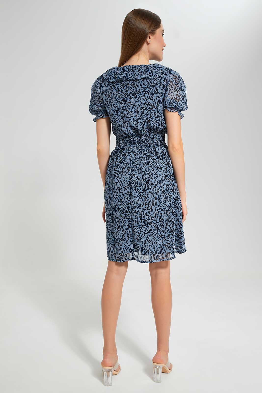 Redtag-Assorted-Printed-Dress-Category:Dresses,-Colour:Assorted,-Deals:New-In,-Filter:Women's-Clothing,-LEC,-LEC-Dresses,-New-In-LEC,-Non-Sale,-Section:Women,-W22O-Women's-