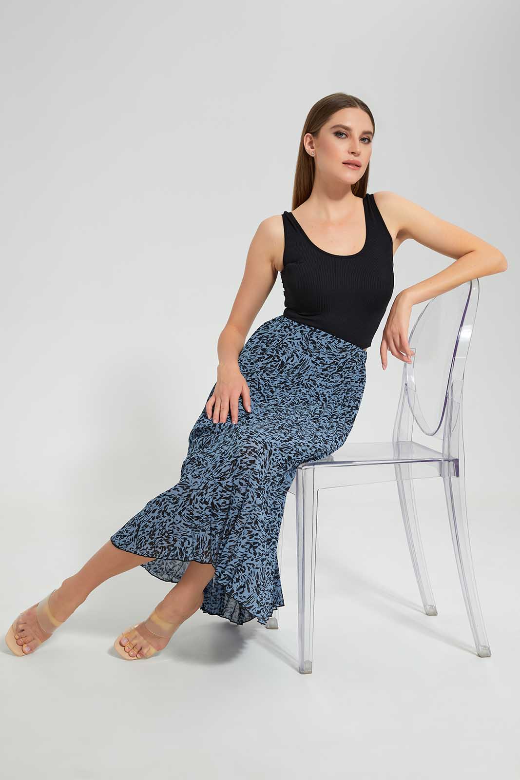 Redtag-Assorted-Printed-Pleated-Skirt-Category:Skirts,-Colour:Assorted,-Deals:New-In,-Filter:Women's-Clothing,-LEC,-LEC-Skirts,-New-In-LEC,-Non-Sale,-Section:Women,-W22O-Women's-