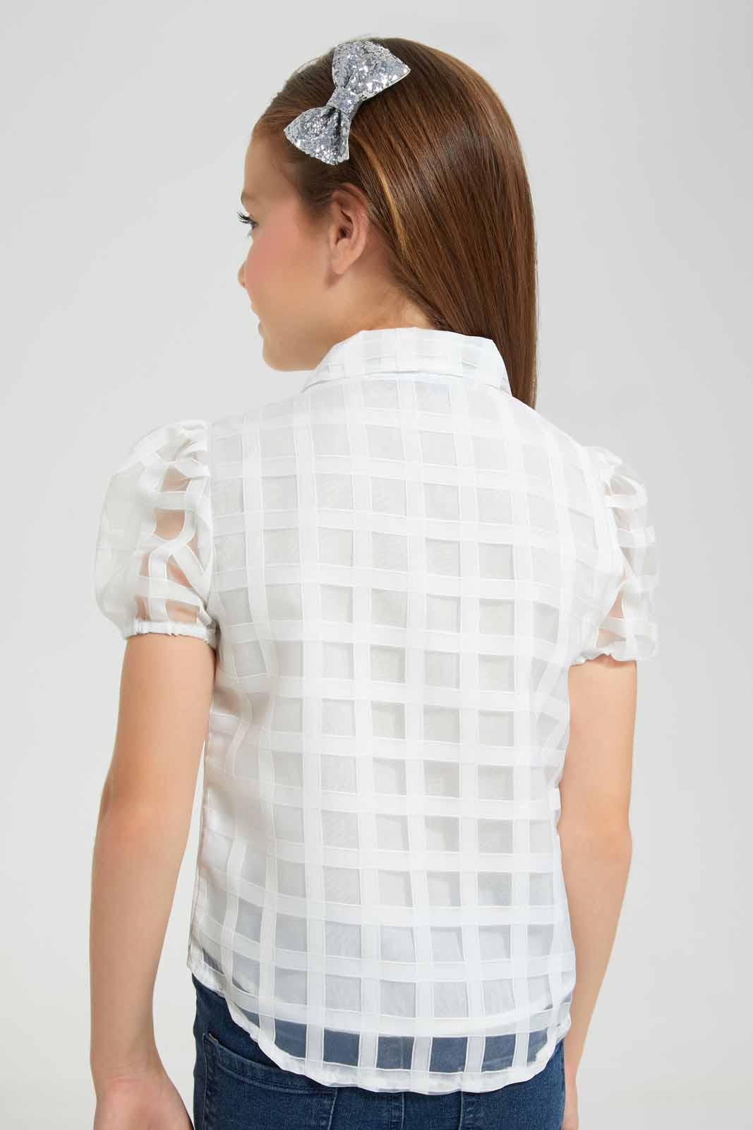 Redtag-White-Button-Front-Tie-Blouse-White-Category:Blouses,-Colour:White,-Deals:New-In,-EID,-Filter:Girls-(2-to-8-Yrs),-GIR-Blouses,-New-In-GIR-APL,-Non-Sale,-Section:Girls-(0-to-14Yrs),-W22O-Girls-2 to 8 Years
