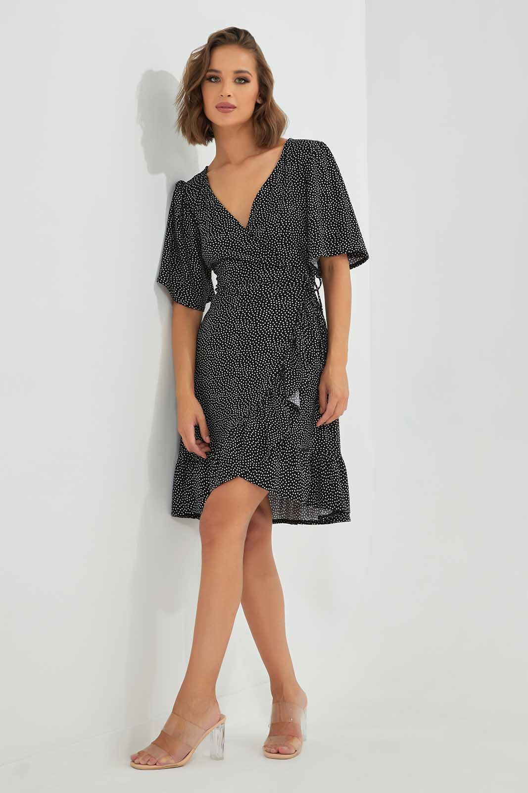 Redtag-Assorted-Wrap-Around-Dress-Category:Dresses,-Colour:Assorted,-Deals:New-In,-Filter:Women's-Clothing,-LEC,-LEC-Dresses,-New-In-LEC-APL,-Non-Sale,-Section:Women,-W22O-Women's-