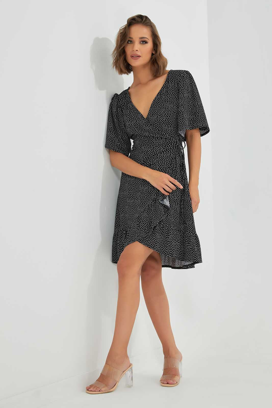 Redtag-Assorted-Wrap-Around-Dress-Category:Dresses,-Colour:Assorted,-Deals:New-In,-Filter:Women's-Clothing,-LEC,-LEC-Dresses,-New-In-LEC-APL,-Non-Sale,-Section:Women,-W22O-Women's-