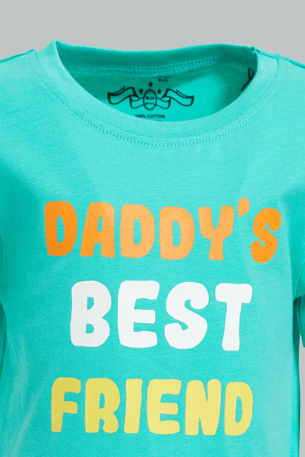 Redtag-Green-Fun-Graphic-Short-Slv-Tshirt-Category:T-Shirts,-Colour:Green,-Deals:New-In,-Filter:Infant-Boys-(3-to-24-Mths),-INB-T-Shirts,-New-In-INB-APL,-Non-Sale,-Section:Boys-(0-to-14Yrs),-TBL,-W22O-Infant-Boys-3 to 24 Months
