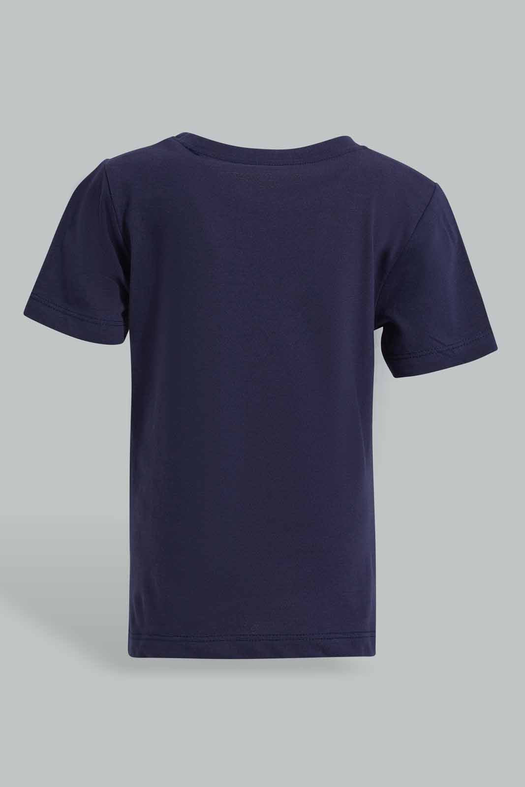 Redtag-Navy-Playground-Graphic-Short-Sleeve-Tshirt-Category:T-Shirts,-Colour:Navy,-Deals:New-In,-Filter:Infant-Boys-(3-to-24-Mths),-INB-T-Shirts,-New-In-INB-APL,-Non-Sale,-Section:Boys-(0-to-14Yrs),-TBL,-W22O-Infant-Boys-