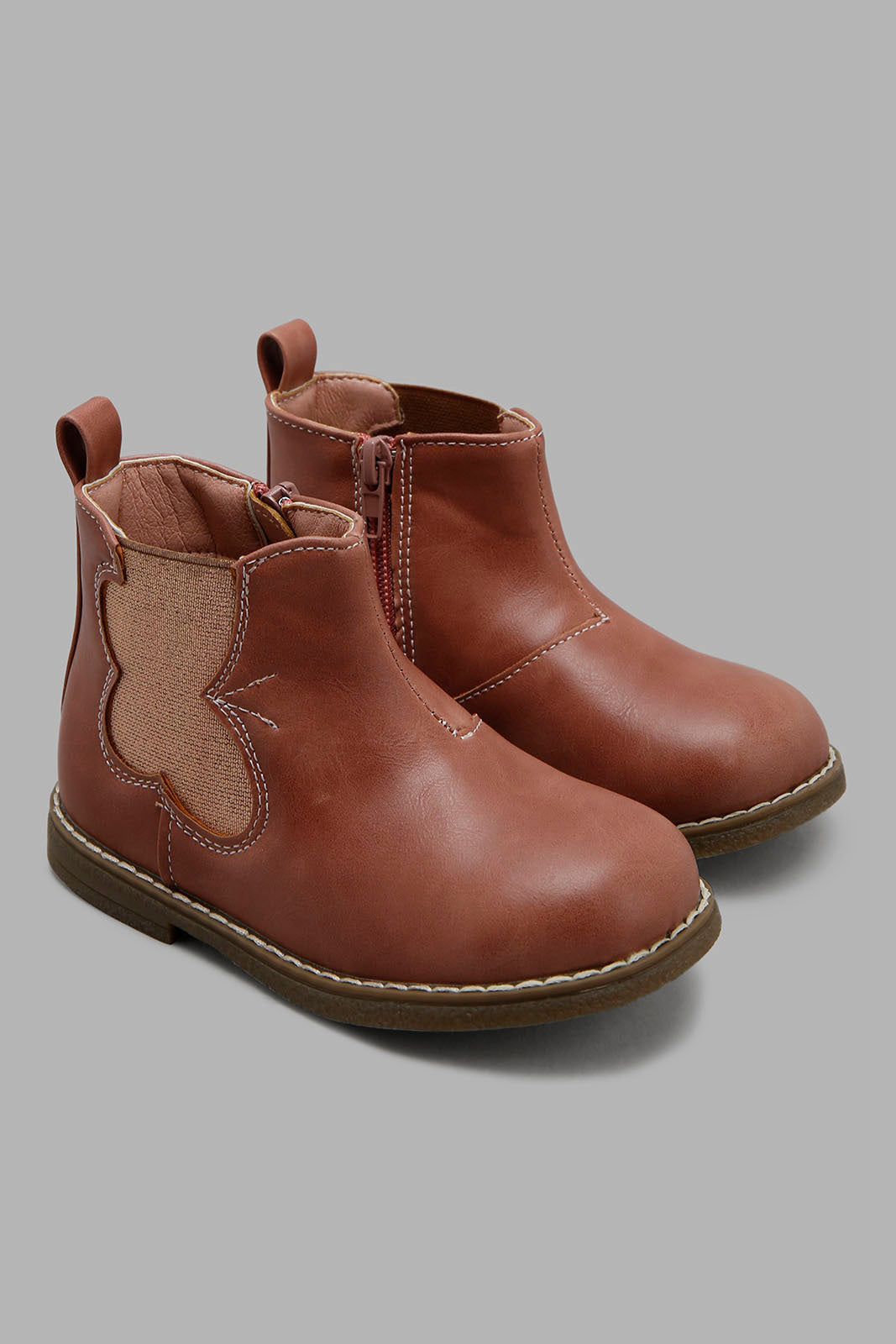 Redtag-Pink-Chelsea-Boots-Category:Boots,-Colour:Pink,-Deals:New-In,-Filter:Girls-Footwear-(3-to-5-Yrs),-GIR-Boots,-New-In-GIR-FOO,-Non-Sale,-Section:Boys-(0-to-14Yrs),-W22B-Girls-3 to 5 Years