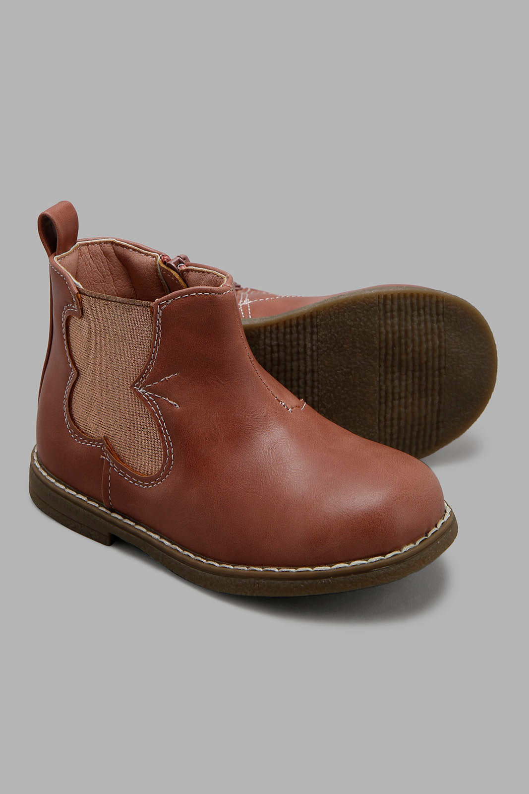 Redtag-Pink-Chelsea-Boots-Category:Boots,-Colour:Pink,-Deals:New-In,-Filter:Girls-Footwear-(3-to-5-Yrs),-GIR-Boots,-New-In-GIR-FOO,-Non-Sale,-Section:Boys-(0-to-14Yrs),-W22B-Girls-3 to 5 Years