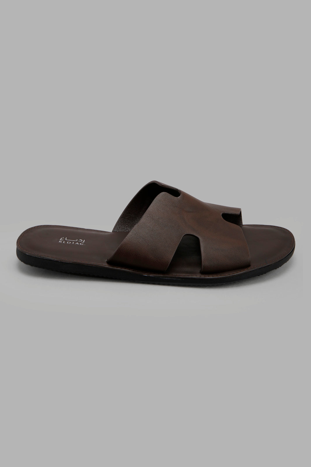 Redtag-Brown-H-Strap-Slide-Sandal-Category:Sandals,-Colour:Brown,-Deals:New-In,-Filter:Men's-Footwear,-Men-Sandals,-New-In-Men-FOO,-Non-Sale,-Section:Men,-W22A-Men's-