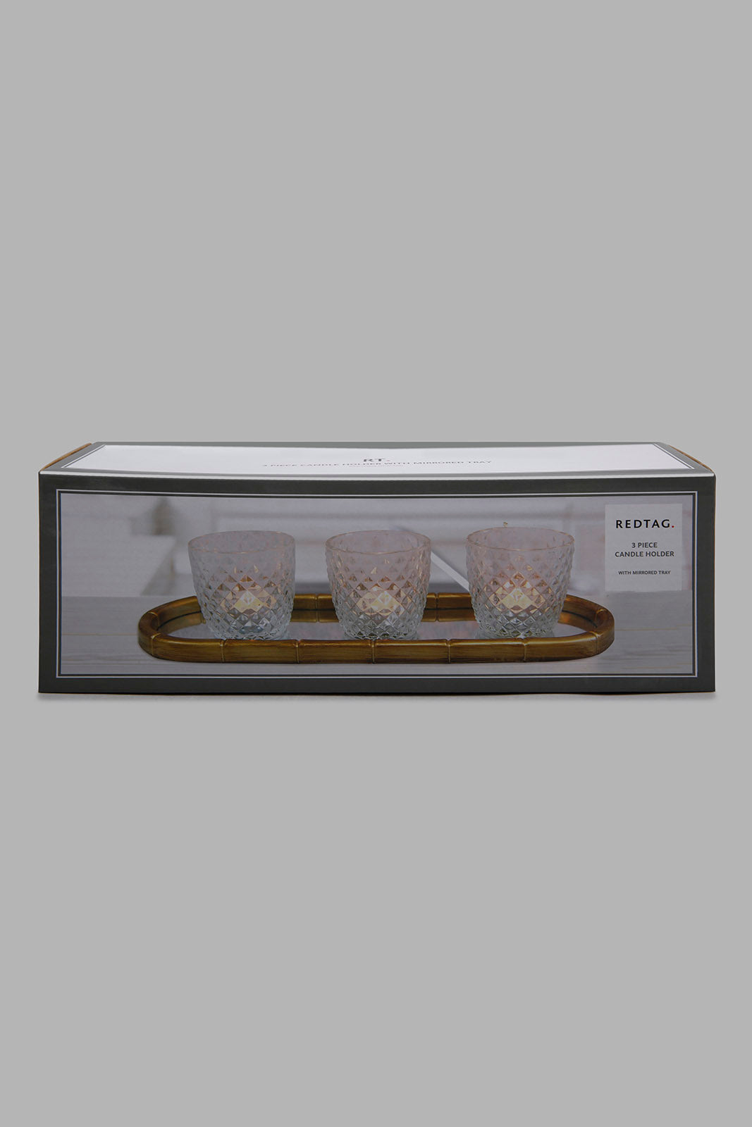 Redtag-Gold-Tray-With-Candle-Holder(4-Piece)-Category:Artefact,-Colour:Gold,-Deals:New-In,-Filter:Home-Decor,-HMW-HOM-Decorative-Accessories,-New-In-HMW-HOM,-Non-Sale,-Section:Homewares,-W22B-Home-Decor-