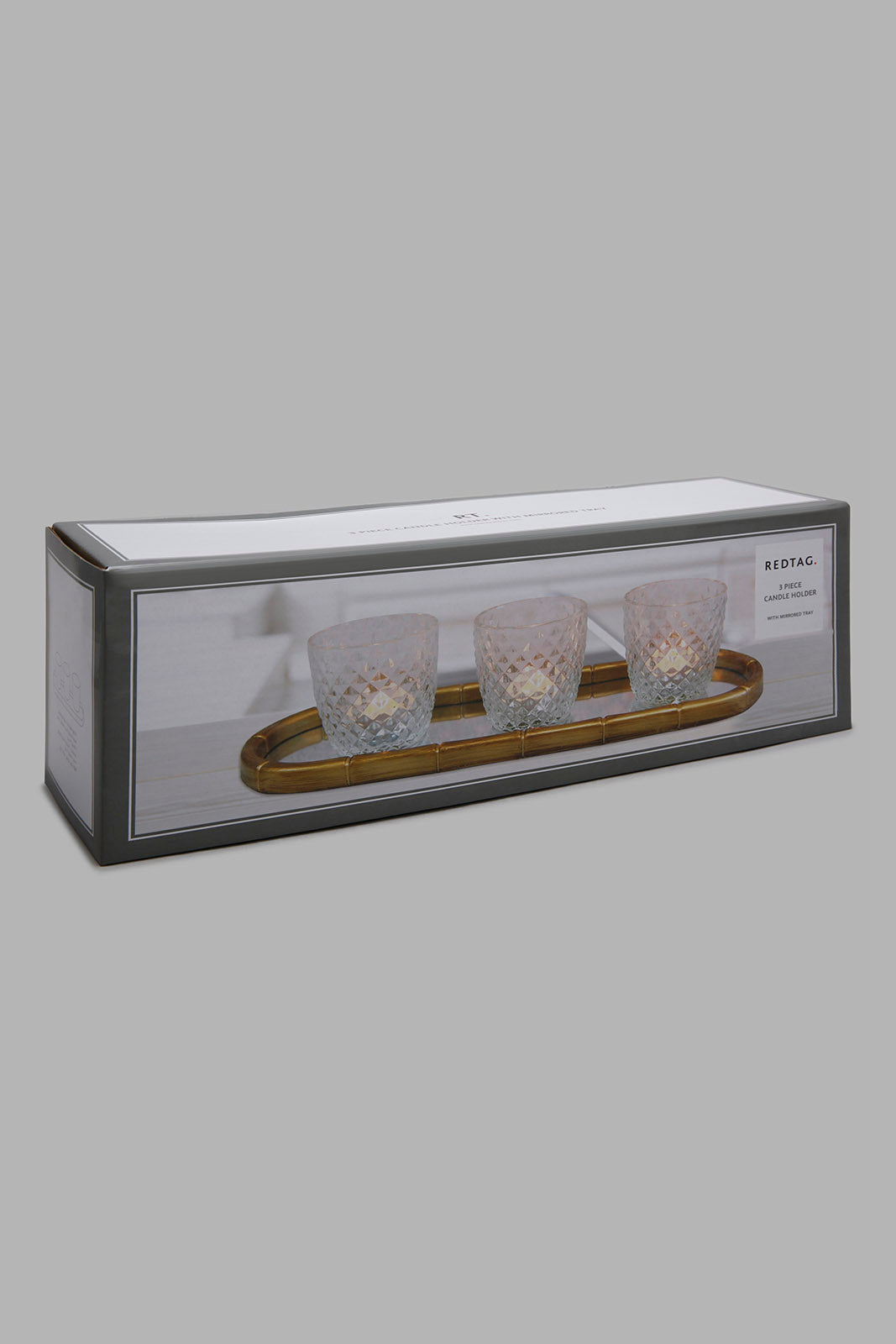 Redtag-Gold-Tray-With-Candle-Holder(4-Piece)-Category:Artefact,-Colour:Gold,-Deals:New-In,-Filter:Home-Decor,-HMW-HOM-Decorative-Accessories,-New-In-HMW-HOM,-Non-Sale,-Section:Homewares,-W22B-Home-Decor-