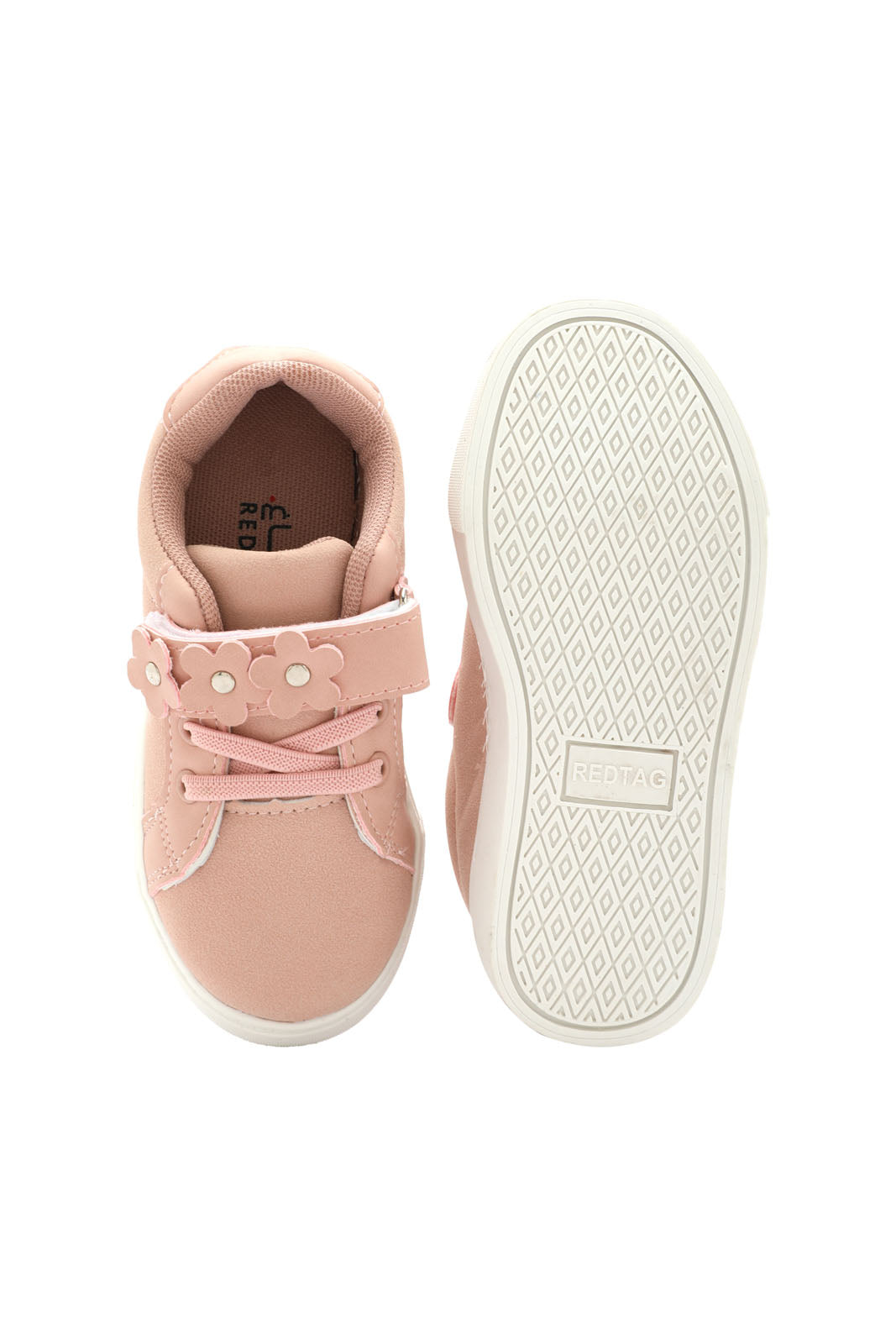 Redtag-White-Floral-Sneaker-Category:Shoes,-Colour:Pink,-Deals:New-In,-Dept:Girls,-Filter:Girls-Footwear-(1-to-3-Yrs),-ING-Shoes,-New-In-ING-FOO,-Non-Sale,-Section:Girls-(0-to-14Yrs),-W22B-Infant-Girls-