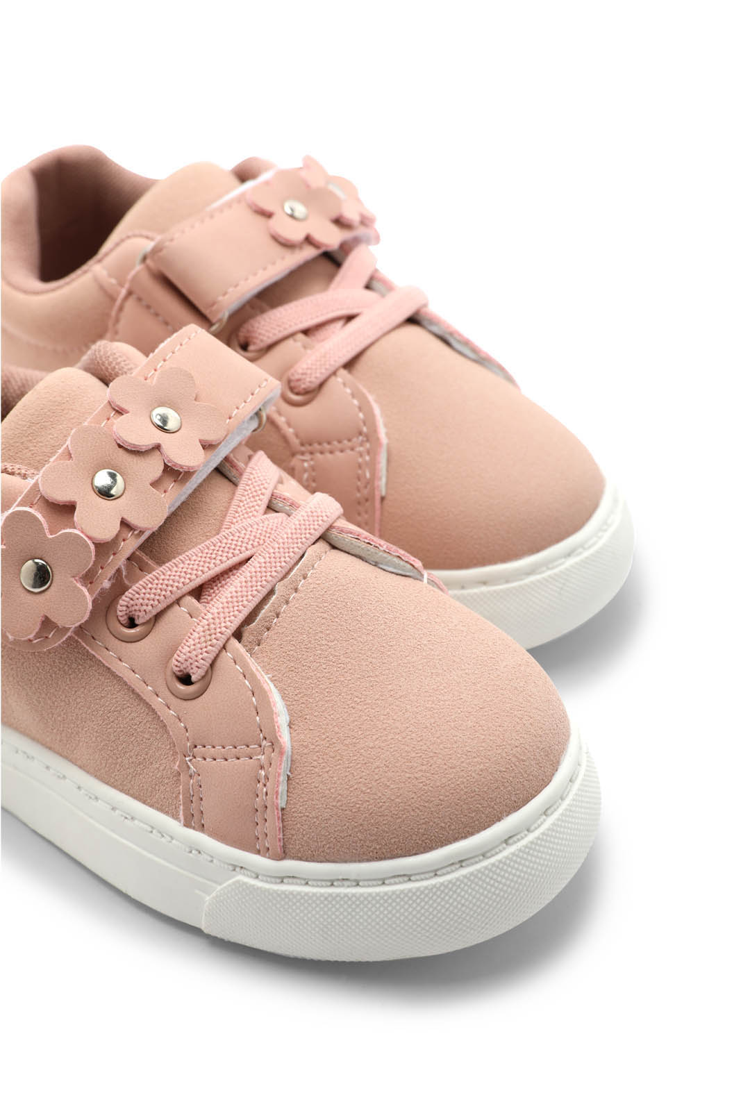Redtag-White-Floral-Sneaker-Category:Shoes,-Colour:Pink,-Deals:New-In,-Dept:Girls,-Filter:Girls-Footwear-(1-to-3-Yrs),-ING-Shoes,-New-In-ING-FOO,-Non-Sale,-Section:Girls-(0-to-14Yrs),-W22B-Infant-Girls-