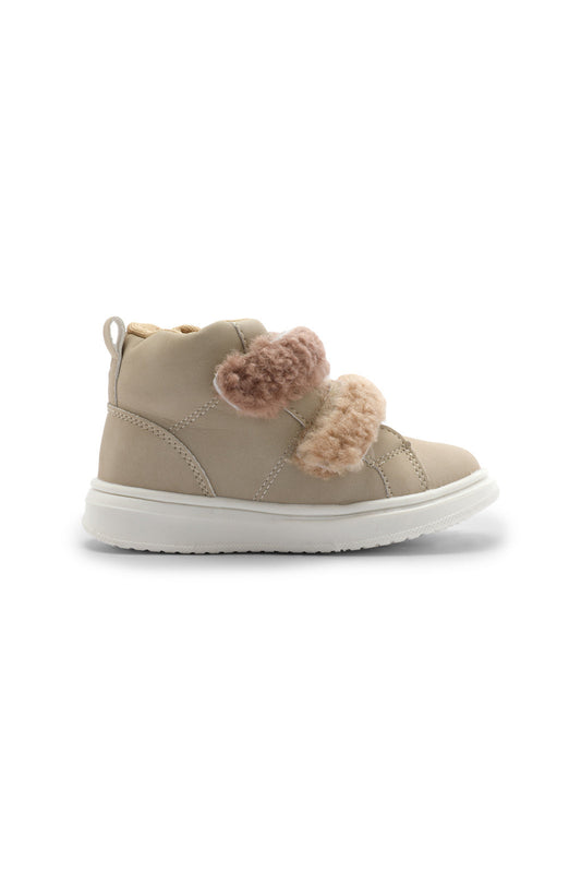 Redtag-Beige-Velcro-High--Top-Sneaker-Category:Shoes,-Colour:Beige,-Deals:New-In,-Dept:Girls,-Filter:Girls-Footwear-(1-to-3-Yrs),-ING-Shoes,-New-In-ING-FOO,-Non-Sale,-Section:Girls-(0-to-14Yrs),-W22B-Infant-Girls-