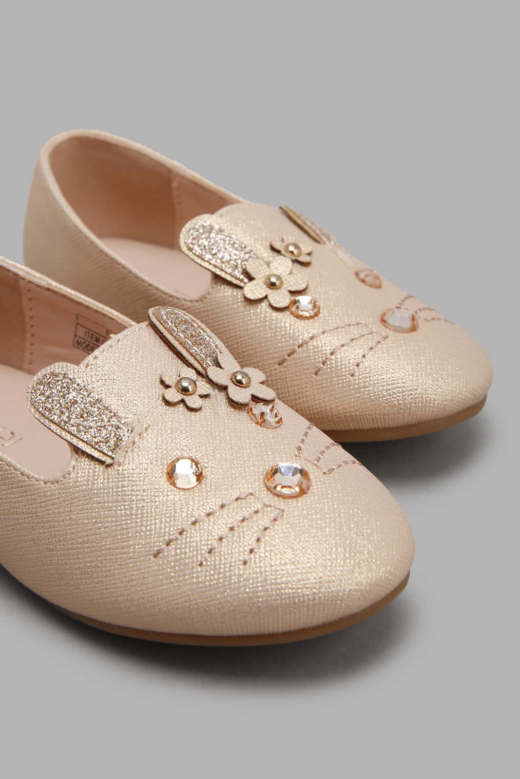 Redtag-Pink-Bunny-Ballerina-Category:Shoes,-Colour:Pink,-Deals:New-In,-Filter:Girls-Footwear-(1-to-3-Yrs),-ING-Shoes,-New-In-ING-FOO,-Non-Sale,-Section:Girls-(0-to-14Yrs),-W22A-Infant-Girls-1 to 3 Years