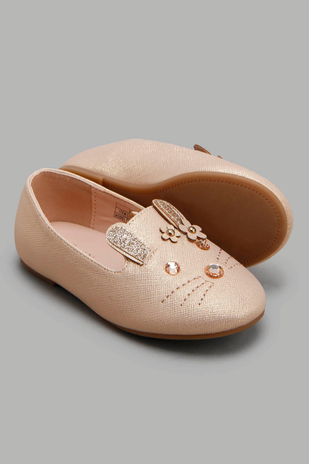 Redtag-Pink-Bunny-Ballerina-Category:Shoes,-Colour:Pink,-Deals:New-In,-Filter:Girls-Footwear-(1-to-3-Yrs),-ING-Shoes,-New-In-ING-FOO,-Non-Sale,-Section:Girls-(0-to-14Yrs),-W22A-Infant-Girls-1 to 3 Years