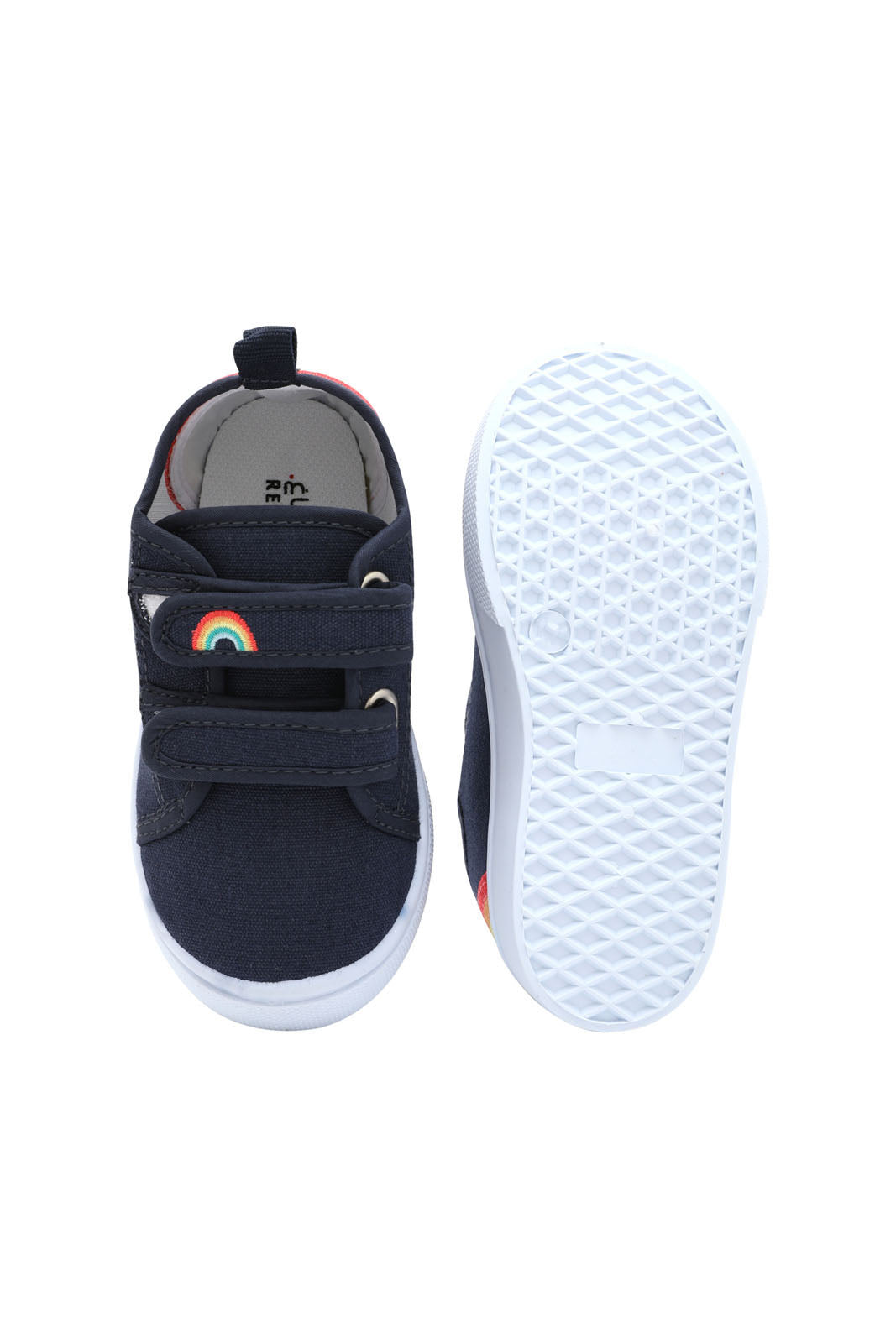 Redtag-Navy-Velcro-Strap-Pump-Category:Trainers,-Colour:Navy,-Deals:New-In,-Dept:Girls,-Filter:Girls-Footwear-(1-to-3-Yrs),-ING-Trainers,-New-In-ING-FOO,-Non-Sale,-Section:Girls-(0-to-14Yrs),-W22B-Infant-Girls-1 to 3 Years