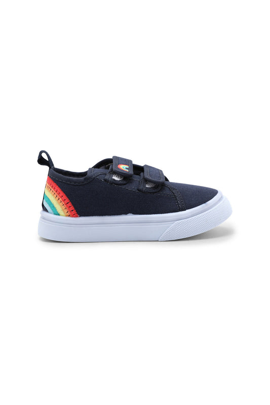 Redtag-Navy-Velcro-Strap-Pump-Category:Trainers,-Colour:Navy,-Deals:New-In,-Dept:Girls,-Filter:Girls-Footwear-(1-to-3-Yrs),-ING-Trainers,-New-In-ING-FOO,-Non-Sale,-Section:Girls-(0-to-14Yrs),-W22B-Infant-Girls-1 to 3 Years