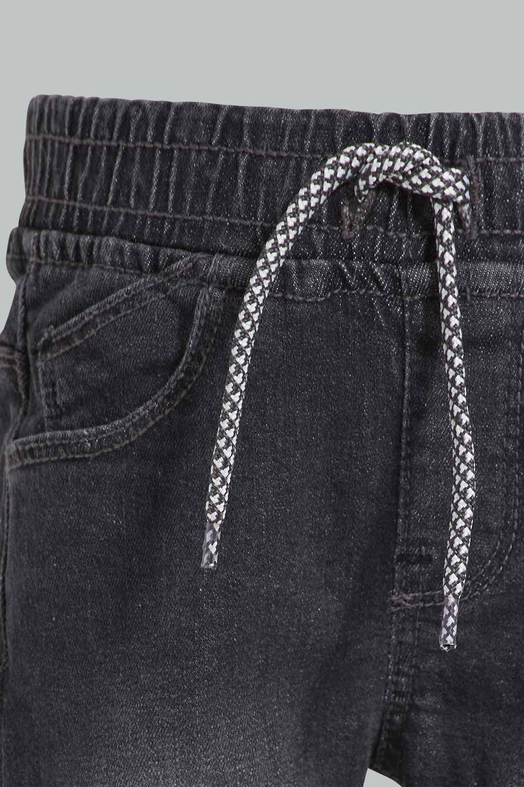 Redtag-Grey-Wash-Denim-Short-Category:Shorts,-Colour:Grey,-Deals:New-In,-Filter:Infant-Boys-(3-to-24-Mths),-INB-Shorts,-New-In-INB-APL,-Non-Sale,-Section:Boys-(0-to-14Yrs),-W22O-Infant-Boys-3 to 24 Months