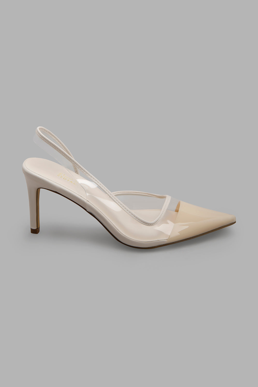 Redtag-Beige-Patent-Vinyl-Slingback-Category:Formal-Shoes,-Colour:Beige,-Deals:New-In,-Filter:Women's-Footwear,-LEC-Formal-Shoes,-New-In-Women-FOO,-Non-Sale,-Section:Women,-W22A-Women's-