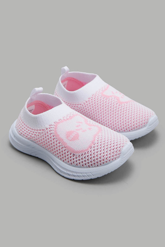 Redtag-Cream-Slip-On-Pump-Category:Trainers,-Colour:Cream,-Deals:New-In,-Filter:Girls-Footwear-(1-to-3-Yrs),-ING-Trainers,-New-In-ING-FOO,-Non-Sale,-Section:Girls-(0-to-14Yrs),-W22A-Infant-Girls-1 to 3 Years