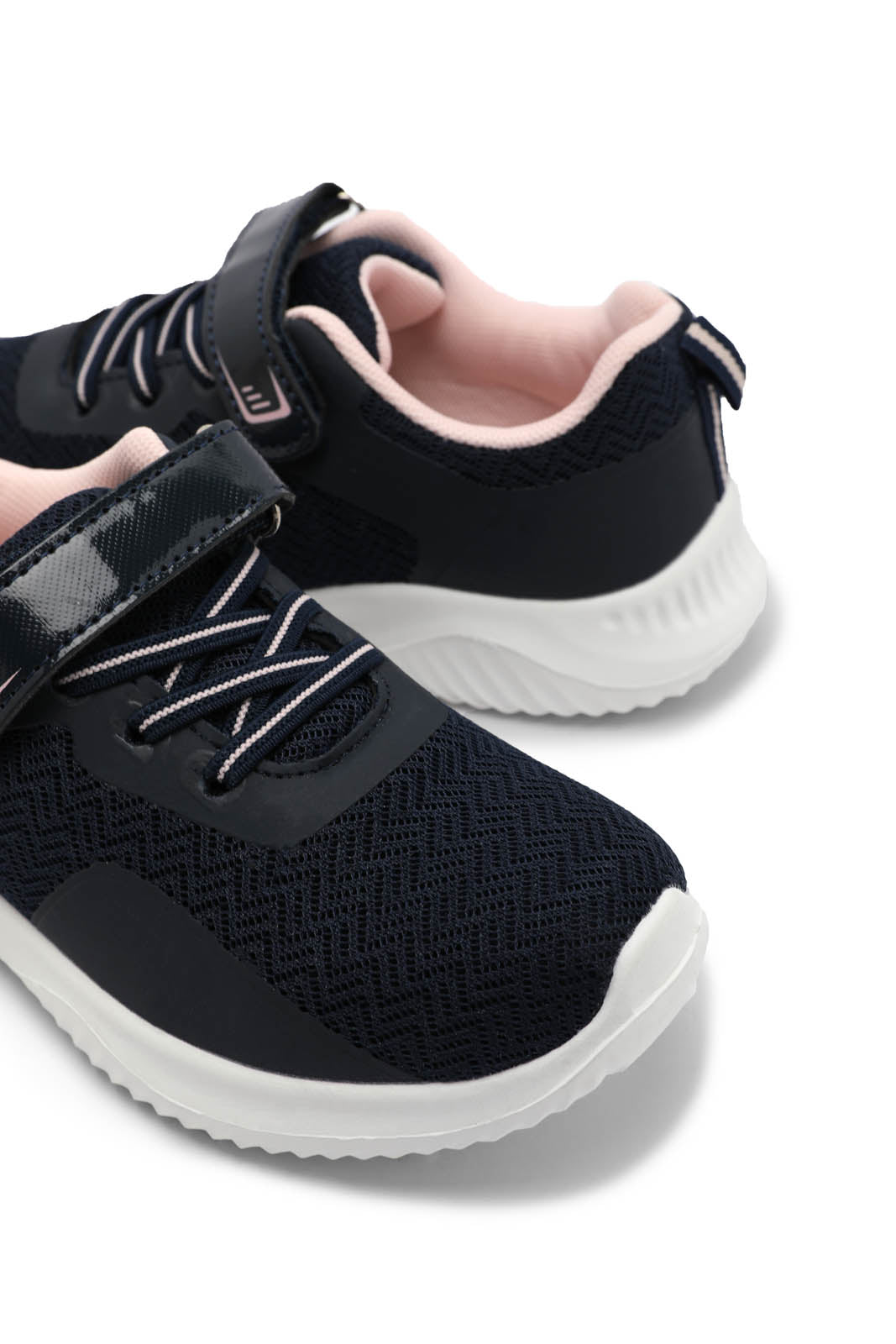 Redtag-Navy-Velcro-Strap-Trainer-Category:Trainers,-Colour:Navy,-Deals:New-In,-Dept:Girls,-Filter:Girls-Footwear-(3-to-5-Yrs),-GIR-Trainers,-New-In-GIR-FOO,-Non-Sale,-Section:Girls-(0-to-14Yrs),-W22B-Girls-3 to 5 Years