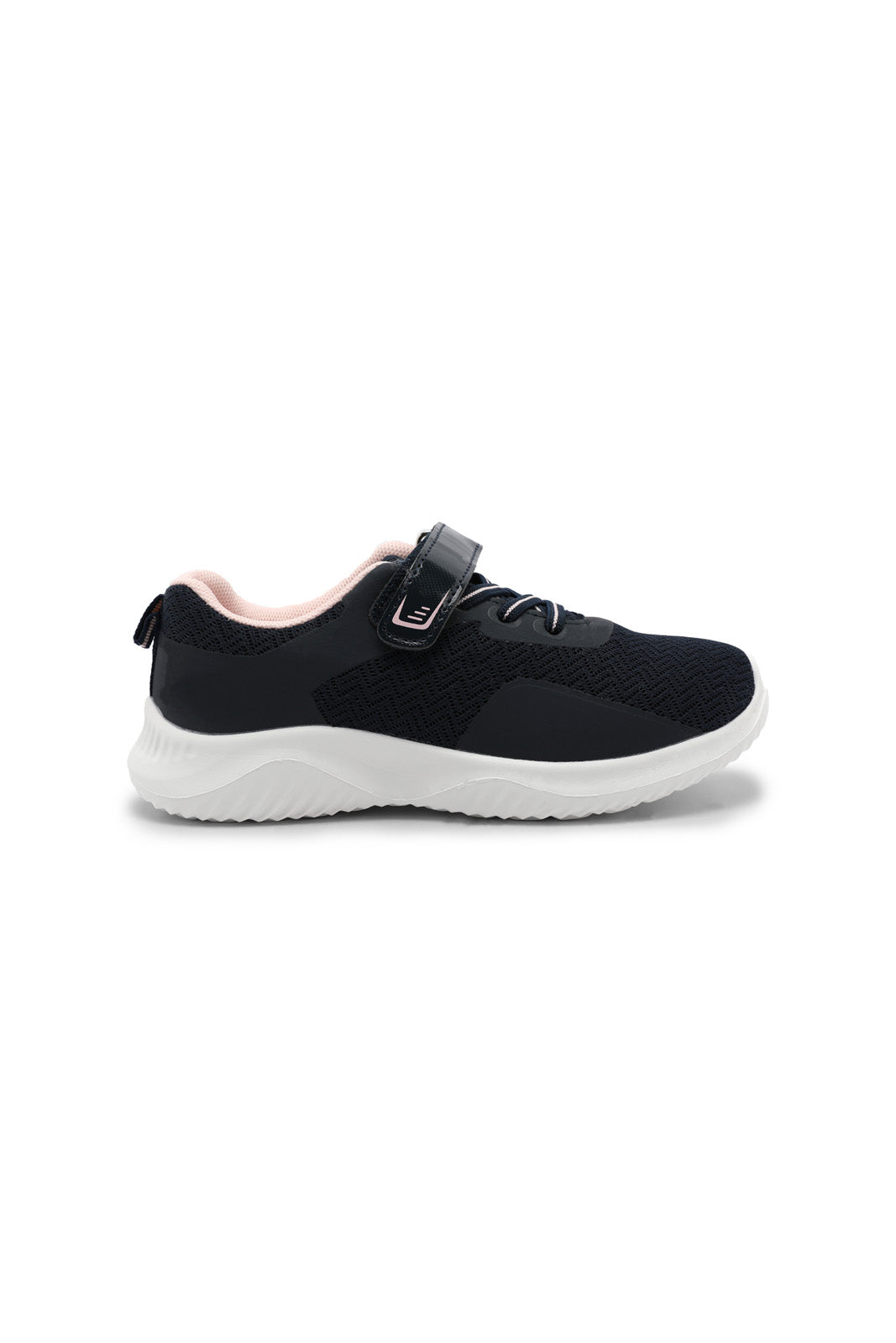 Redtag-Navy-Velcro-Strap-Trainer-Category:Trainers,-Colour:Navy,-Deals:New-In,-Dept:Girls,-Filter:Girls-Footwear-(3-to-5-Yrs),-GIR-Trainers,-New-In-GIR-FOO,-Non-Sale,-Section:Girls-(0-to-14Yrs),-W22B-Girls-3 to 5 Years