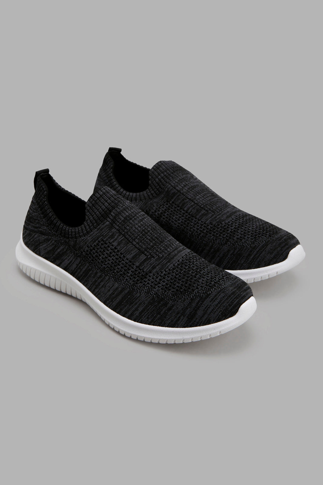 Redtag-Black-Classic-Slip-On-Trainer-Category:Trainers,-Colour:Black,-Deals:New-In,-Filter:Women's-Footwear,-New-In-Women-FOO,-Non-Sale,-Section:Women,-W22A,-Women-Trainers-Women's-