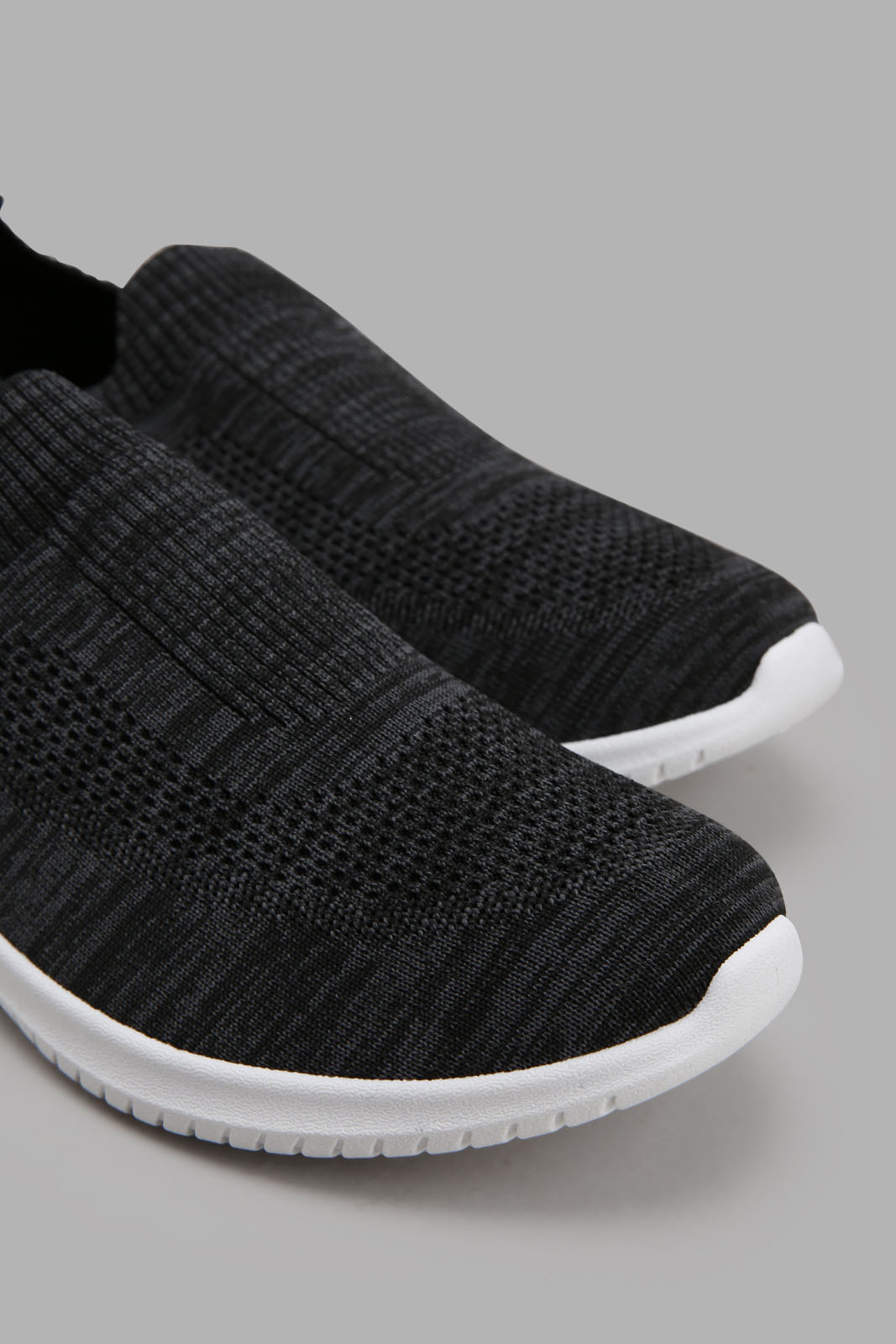 Redtag-Black-Classic-Slip-On-Trainer-Category:Trainers,-Colour:Black,-Deals:New-In,-Filter:Women's-Footwear,-New-In-Women-FOO,-Non-Sale,-Section:Women,-W22A,-Women-Trainers-Women's-
