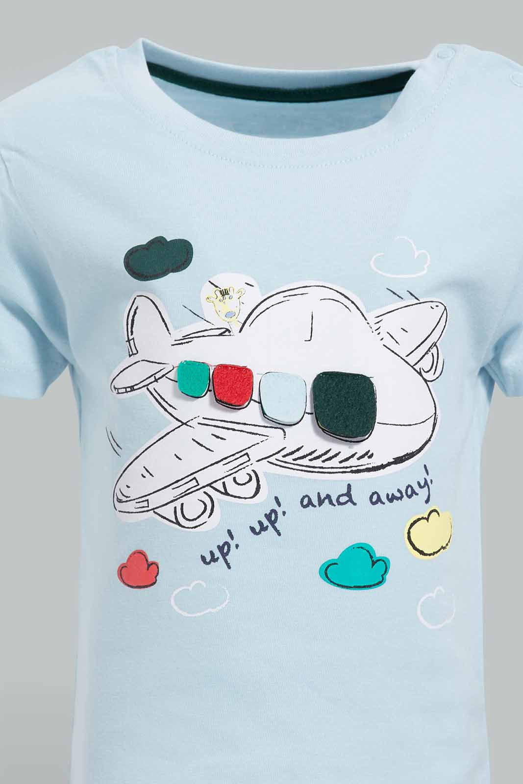 Redtag-Blue-Plane-Short-Slv-Tshirt-Category:T-Shirts,-Colour:Blue,-Deals:New-In,-Filter:Infant-Boys-(3-to-24-Mths),-INB-T-Shirts,-New-In-INB-APL,-Non-Sale,-Section:Boys-(0-to-14Yrs),-W22O-Infant-Boys-3 to 24 Months