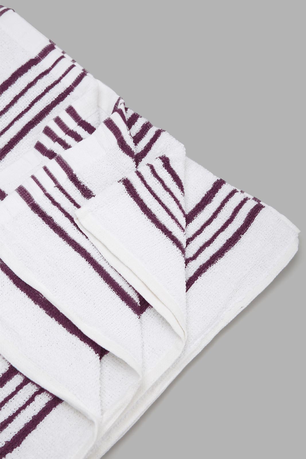 Redtag-Purple-Stripe-Bath-Towel-Category:Towels,-Colour:Purple,-Deals:New-In,-Filter:Home-Bathroom,-HMW-BAC-Towels,-New-In-HMW-BAC,-Non-Sale,-Section:Homewares,-W22A-Home-Bathroom-