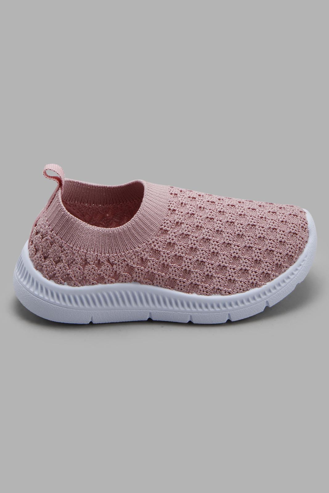 Redtag-Pink-Slip-On-Pump-Category:Trainers,-Colour:Pink,-Deals:New-In,-Filter:Girls-Footwear-(1-to-3-Yrs),-ING-Trainers,-New-In-ING-FOO,-Non-Sale,-Section:Girls-(0-to-14Yrs),-W22B-Infant-Girls-1 to 3 Years