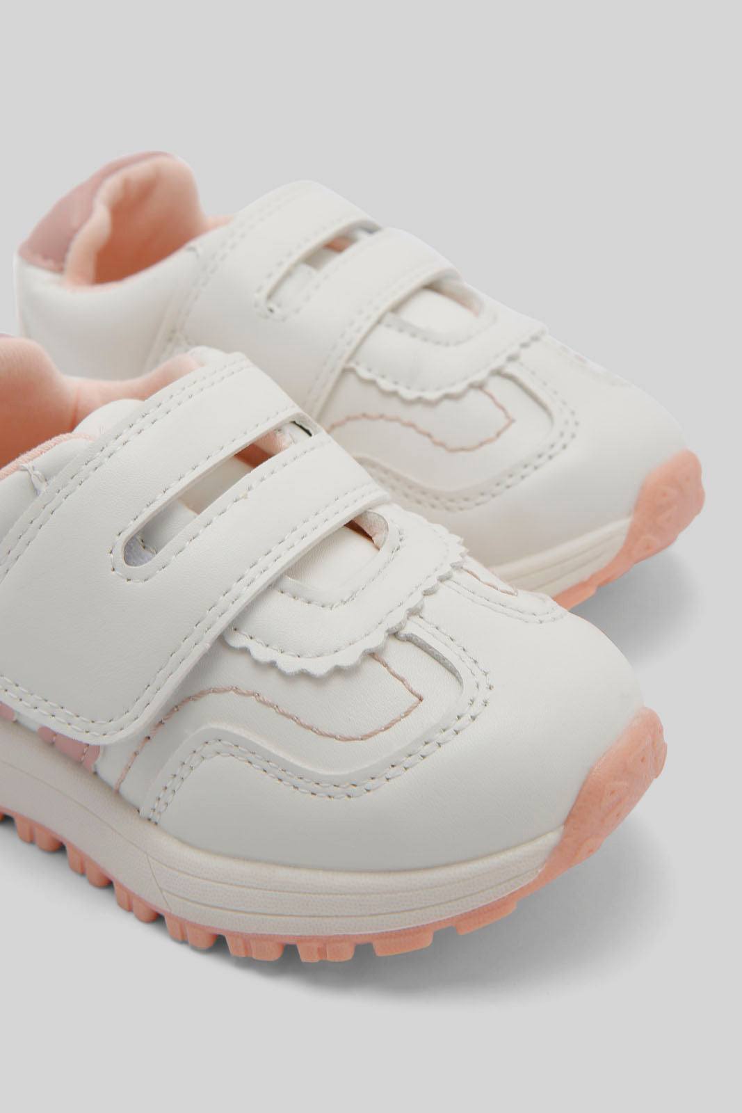 Redtag-Pink-Velcro-Sneaker-Category:Shoes,-Colour:Pink,-Deals:New-In,-Dept:Girls,-Filter:Girls-Footwear-(1-to-3-Yrs),-ING-Shoes,-New-In-ING-FOO,-Non-Sale,-Section:Girls-(0-to-14Yrs),-W22B-Infant-Girls-1 to 3 Years
