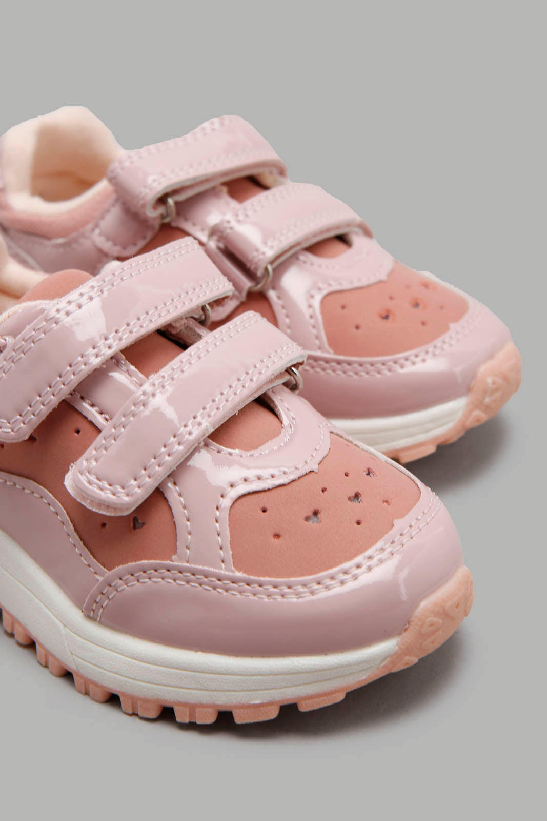 Redtag-Pink-Velcro-Sneaker-Category:Shoes,-Colour:Pink,-Deals:New-In,-Filter:Girls-Footwear-(1-to-3-Yrs),-ING-Shoes,-New-In-ING-FOO,-Non-Sale,-Section:Girls-(0-to-14Yrs),-W22A-Infant-Girls-1 to 3 Years