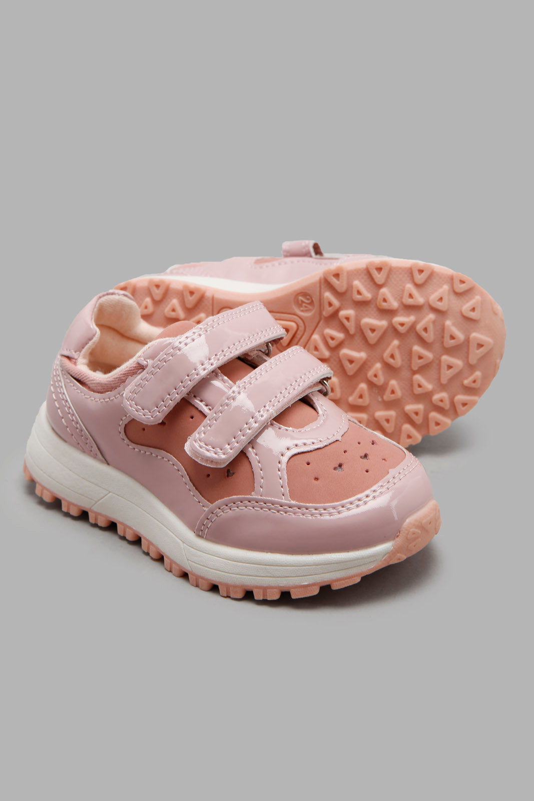 Redtag-Pink-Velcro-Sneaker-Category:Shoes,-Colour:Pink,-Deals:New-In,-Filter:Girls-Footwear-(1-to-3-Yrs),-ING-Shoes,-New-In-ING-FOO,-Non-Sale,-Section:Girls-(0-to-14Yrs),-W22A-Infant-Girls-1 to 3 Years