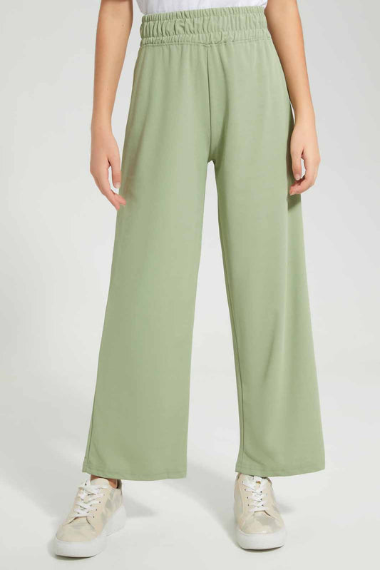 Redtag-Mint-Wideleg-Pants-Category:Trousers,-Colour:Mint,-Deals:New-In,-Filter:Senior-Girls-(9-to-14-Yrs),-GSR-Trousers,-New-In-GSR-APL,-Non-Sale,-Section:Girls-(0-to-14Yrs),-W22O-Senior-Girls-9 to 14 Years