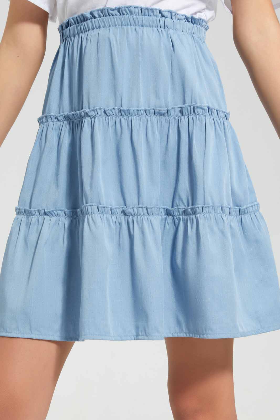 Redtag-Light-Wash-Denim-Skirts-Category:Skirts,-Colour:Blue,-Deals:New-In,-Filter:Senior-Girls-(9-to-14-Yrs),-GSR-Skirts,-New-In-GSR-APL,-Non-Sale,-Section:Girls-(0-to-14Yrs),-W22O-Senior-Girls-9 to 14 Years