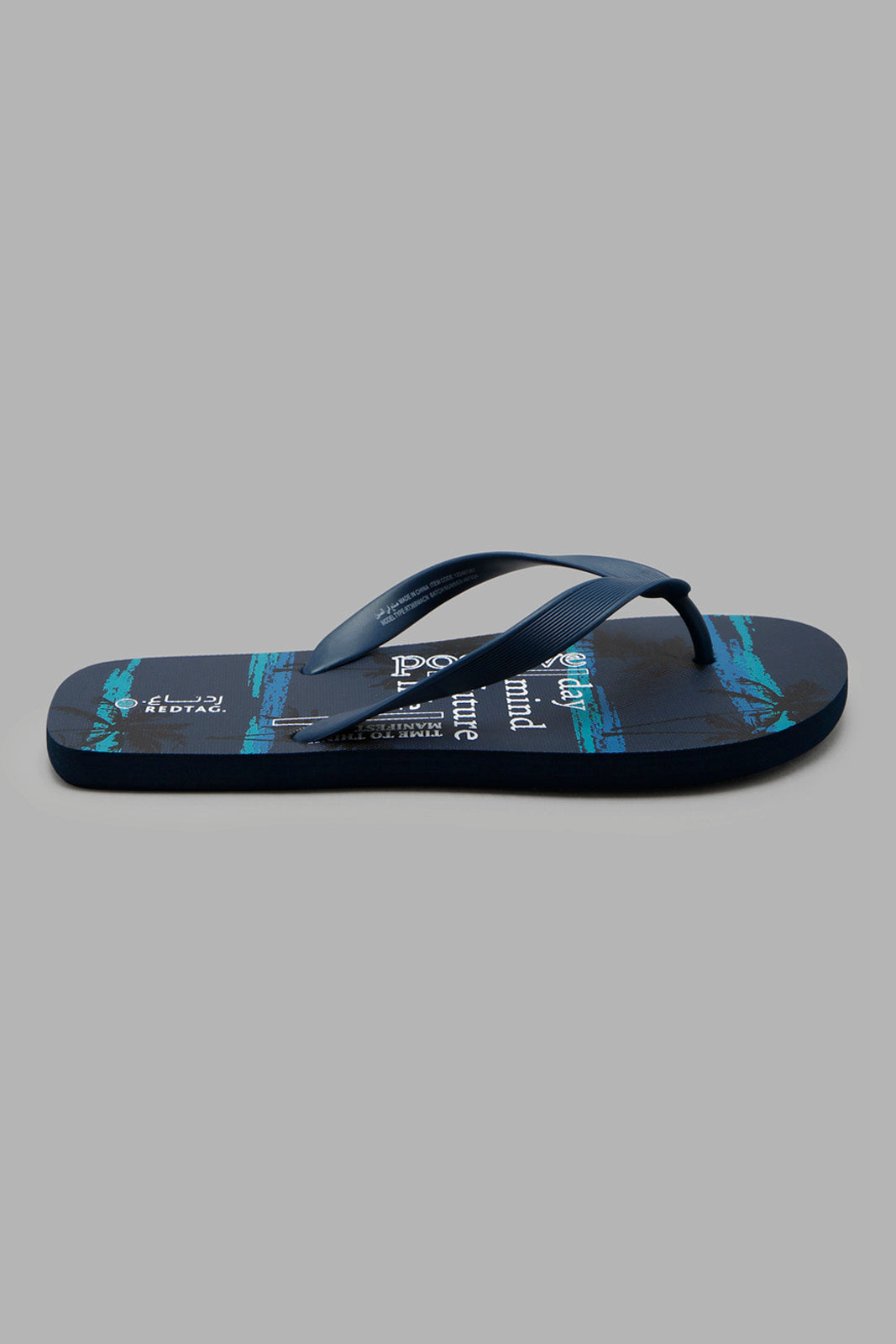 Redtag-Navy-Printed-Flip-Flop-Category:Flip-Flops,-Colour:Navy,-Deals:New-In,-Filter:Men's-Footwear,-Men-Flip-Flops,-New-In-Men-FOO,-Non-Sale,-Section:Men,-W22A-Men's-