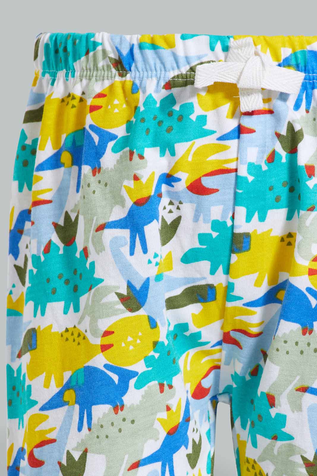 Redtag-Multi-Color-Dino-Allover-Print-Tshirt-With-Jersey-Shorts-Pj-Set-(2-Pack)-Category:Pyjama-Sets,-Colour:Assorted,-Deals:New-In,-Filter:Infant-Boys-(3-to-24-Mths),-INB-Pyjama-Sets,-New-In-INB-APL,-Non-Sale,-Section:Boys-(0-to-14Yrs),-VLM,-W22O-Infant-Boys-3 to 24 Months