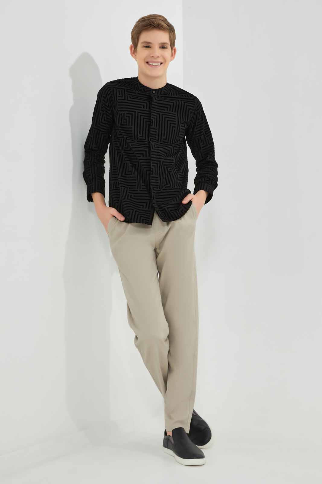 Redtag-Beige-Pullon-Casual-Trouser-BSR-Trousers,-Category:Trousers,-Colour:Beige,-Deals:New-In,-Filter:Senior-Boys-(8-to-14-Yrs),-New-In-BSR-APL,-Non-Sale,-Section:Boys-(0-to-14Yrs),-TBL,-W22O-Senior-Boys-9 to 14 Years