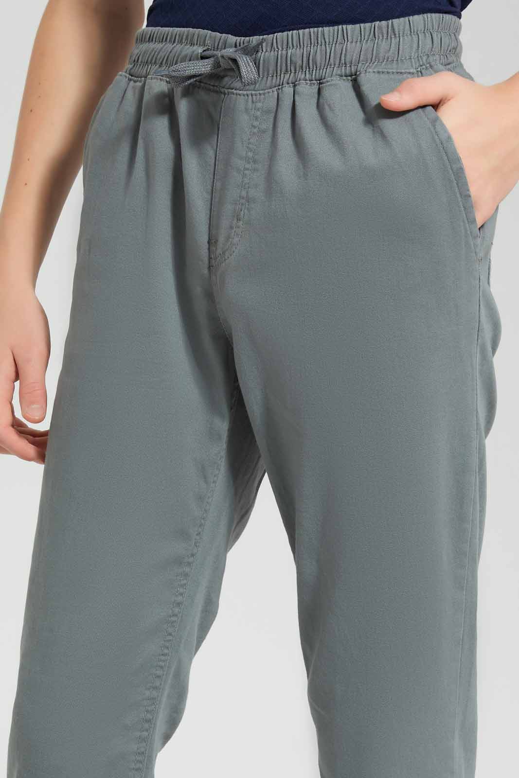 Redtag-Grey-Pullon-Casual-Trouser-BSR-Trousers,-Category:Trousers,-Colour:Grey,-Deals:New-In,-Filter:Senior-Boys-(8-to-14-Yrs),-New-In-BSR-APL,-Non-Sale,-Section:Boys-(0-to-14Yrs),-TBL,-W22O-Senior-Boys-9 to 14 Years