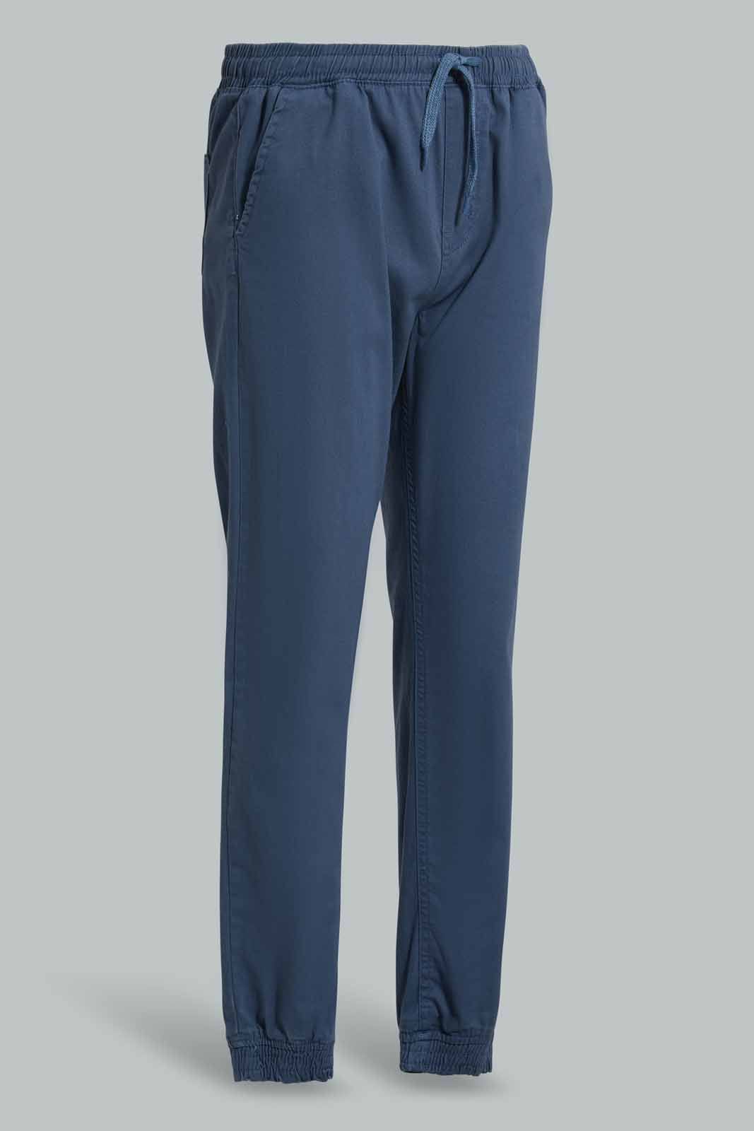 Redtag-Petrol-Blue-Pull-On-Jogger-BSR-Trousers,-Category:Trousers,-Colour:Blue,-Deals:New-In,-Filter:Senior-Boys-(8-to-14-Yrs),-New-In-BSR-APL,-Non-Sale,-Section:Boys-(0-to-14Yrs),-TBL,-W22O-Senior-Boys-9 to 14 Years