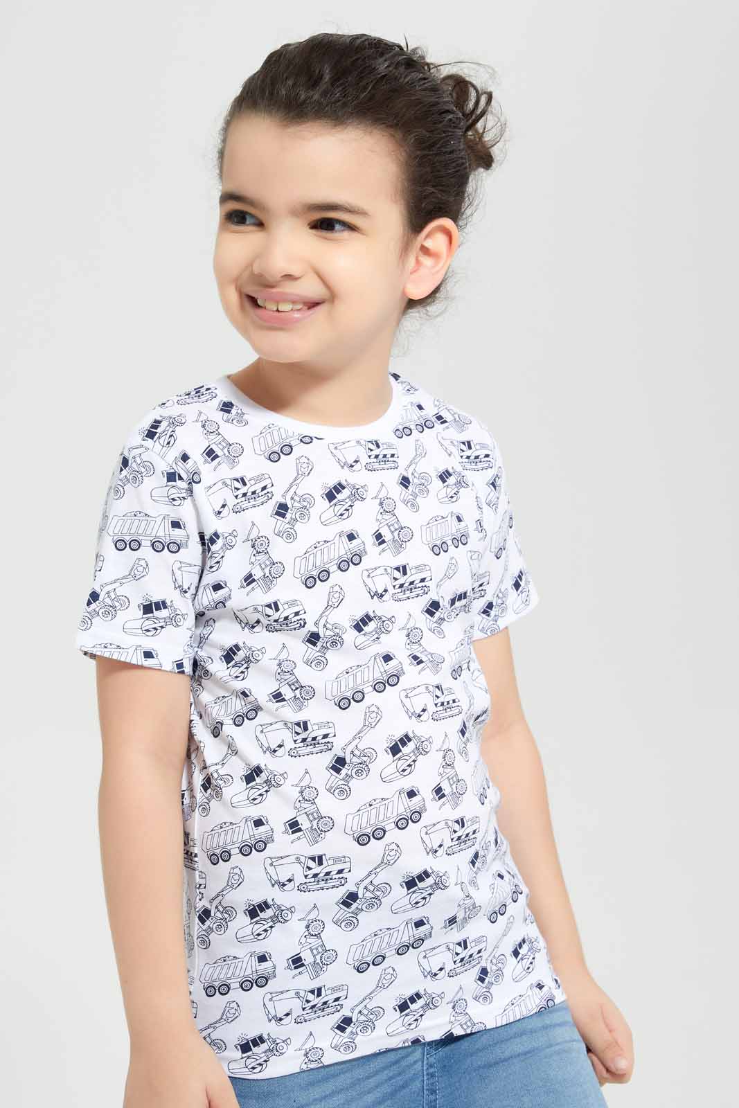 Redtag-Navy-&-Blue-2-Pack-Printed-T-Shirt-BOY-T-Shirts,-Category:T-Shirts,-Colour:Navy,-Deals:New-In,-Filter:Boys-(2-to-8-Yrs),-New-In-BOY-APL,-Non-Sale,-Section:Boys-(0-to-14Yrs),-VLM,-W22O-Boys-2 to 8 Years