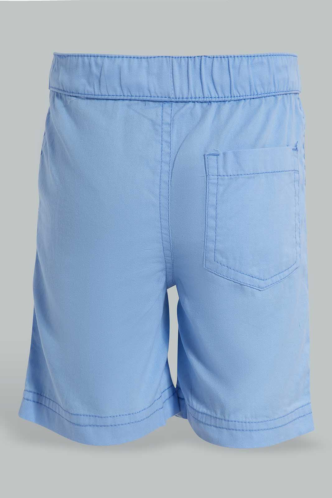 Redtag-Blue-Trouser-Shorts-Category:Shorts,-Colour:Blue,-Deals:New-In,-Filter:Infant-Boys-(3-to-24-Mths),-INB-Shorts,-New-In-INB-APL,-Non-Sale,-Section:Boys-(0-to-14Yrs),-VLM,-W22O-Infant-Boys-3 to 24 Months