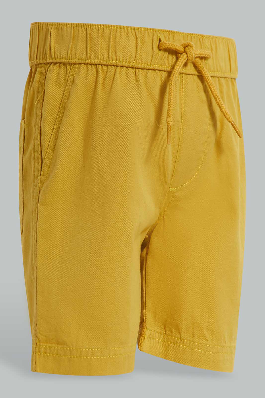 Redtag-Rattan-Trouser-Shorts-Category:Shorts,-Colour:Mustard,-Deals:New-In,-Filter:Infant-Boys-(3-to-24-Mths),-INB-Shorts,-New-In-INB-APL,-Non-Sale,-Section:Boys-(0-to-14Yrs),-VLM,-W22O-Infant-Boys-3 to 24 Months