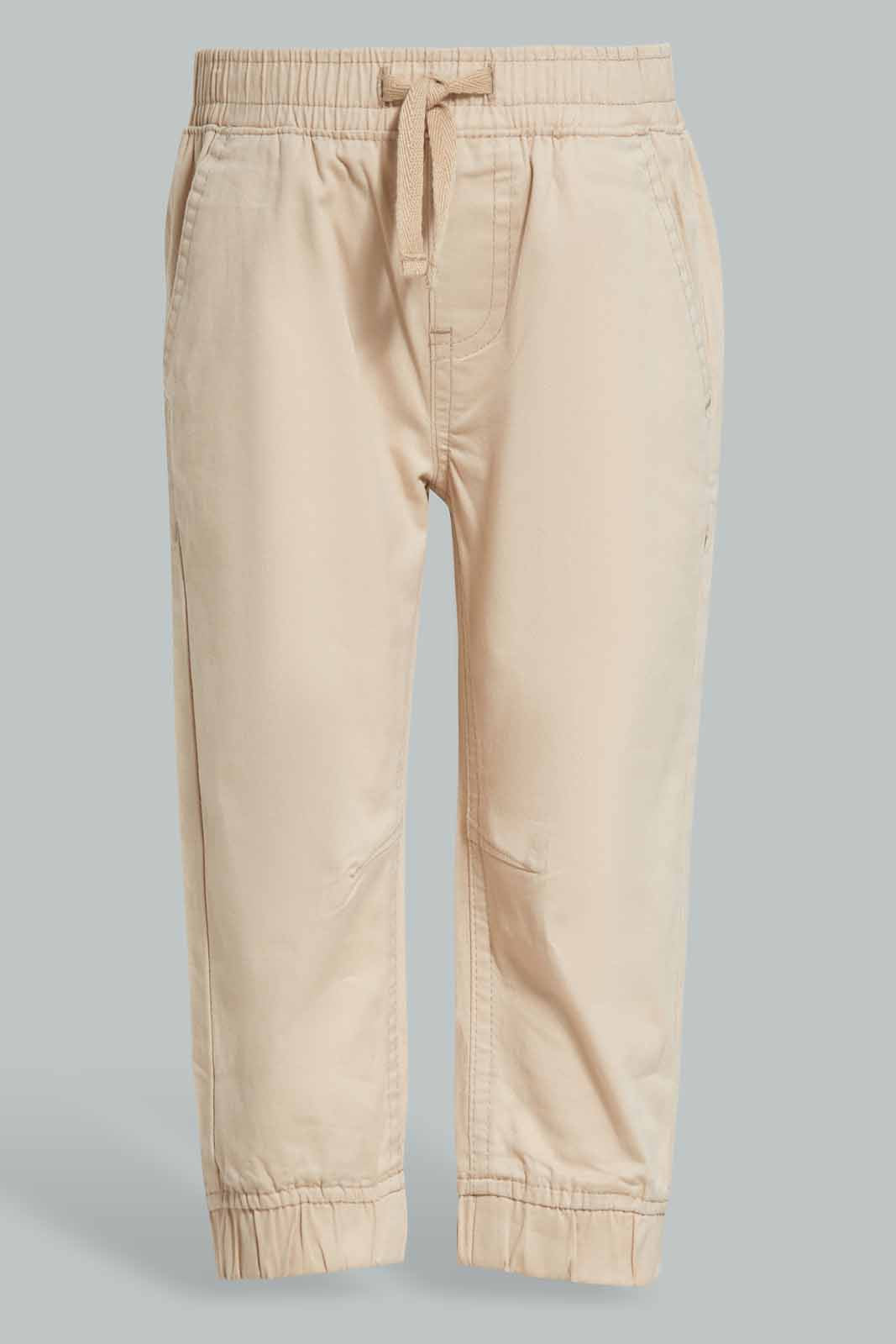 Redtag-Cement-Chino-Jogger-Category:Trousers,-Colour:Grey,-Deals:New-In,-Filter:Infant-Boys-(3-to-24-Mths),-INB-Trousers,-New-In-INB-APL,-Non-Sale,-Section:Boys-(0-to-14Yrs),-W22O-Infant-Boys-3 to 24 Months