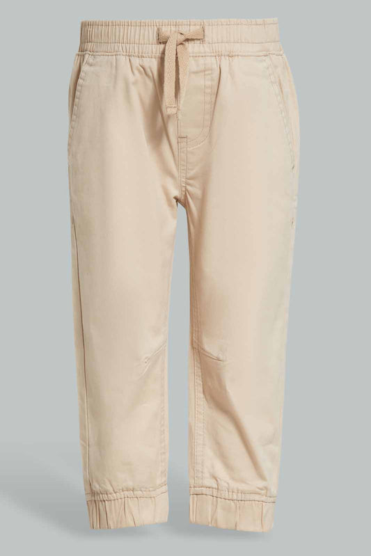 Redtag-Cement-Chino-Jogger-Category:Trousers,-Colour:Grey,-Deals:New-In,-Filter:Infant-Boys-(3-to-24-Mths),-INB-Trousers,-New-In-INB-APL,-Non-Sale,-Section:Boys-(0-to-14Yrs),-W22O-Infant-Boys-3 to 24 Months