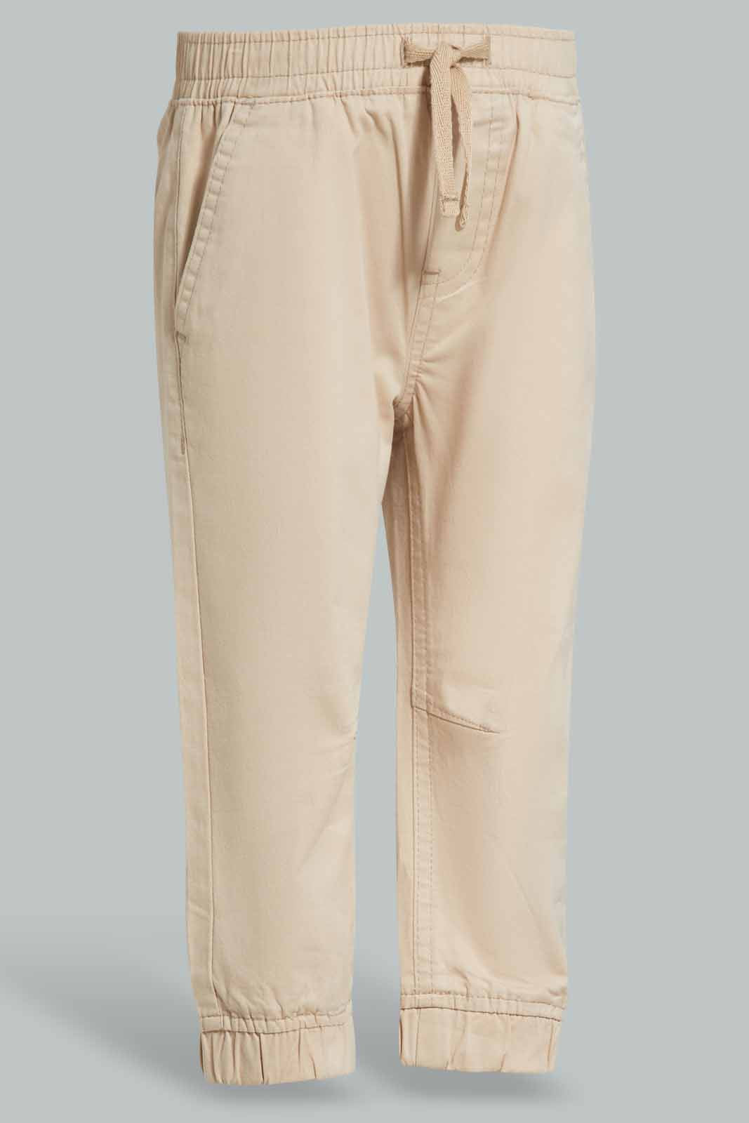 Redtag-Cement-Chino-Jogger-Category:Trousers,-Colour:Grey,-Deals:New-In,-Filter:Infant-Boys-(3-to-24-Mths),-INB-Trousers,-New-In-INB-APL,-Non-Sale,-Section:Boys-(0-to-14Yrs),-W22O-Infant-Boys-3 to 24 Months